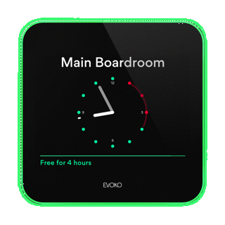 EVOKO Liso 8" standalone Raumbuchungssystem