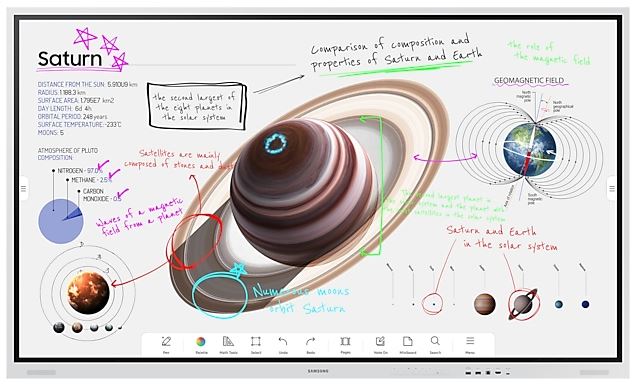 Samsung Flip Pro WMB-Series 4K/UHD Digital Flipchart Touch-Display