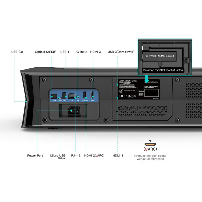 Awol LTV-3000 4K Triple Laser Projektor