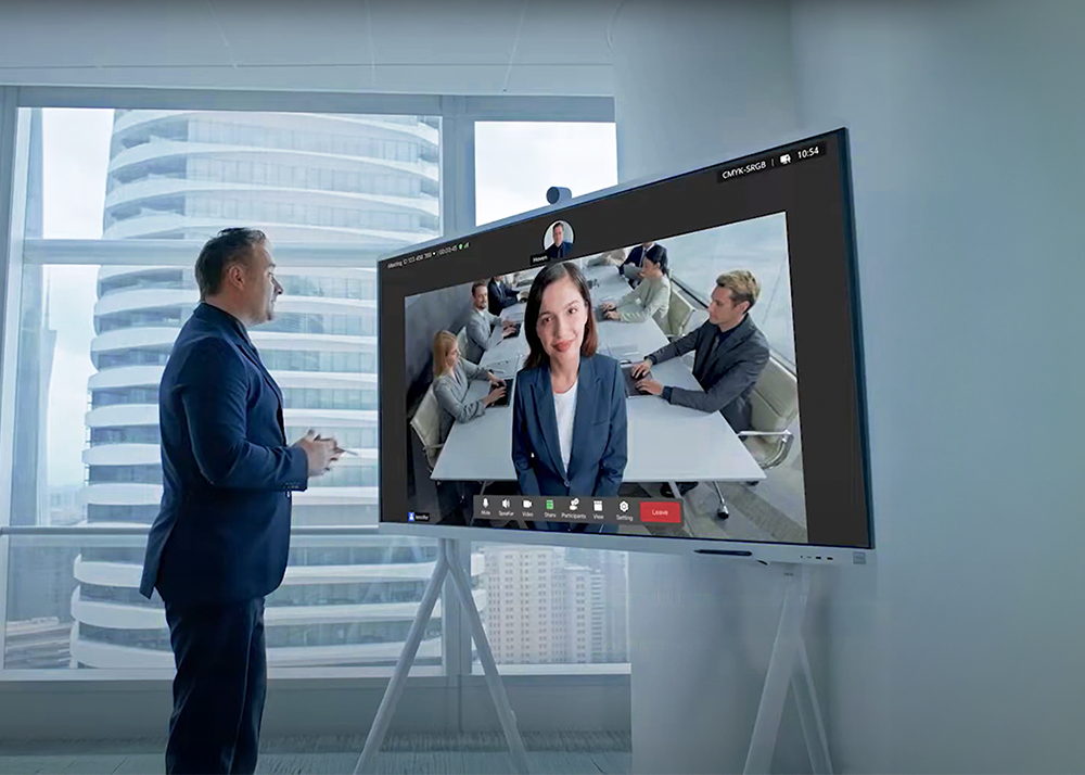 Huawei IdeaHub S2: Das intelligente 4K Touch Display mit flexiblem Rollständer für moderne Konferenzräume