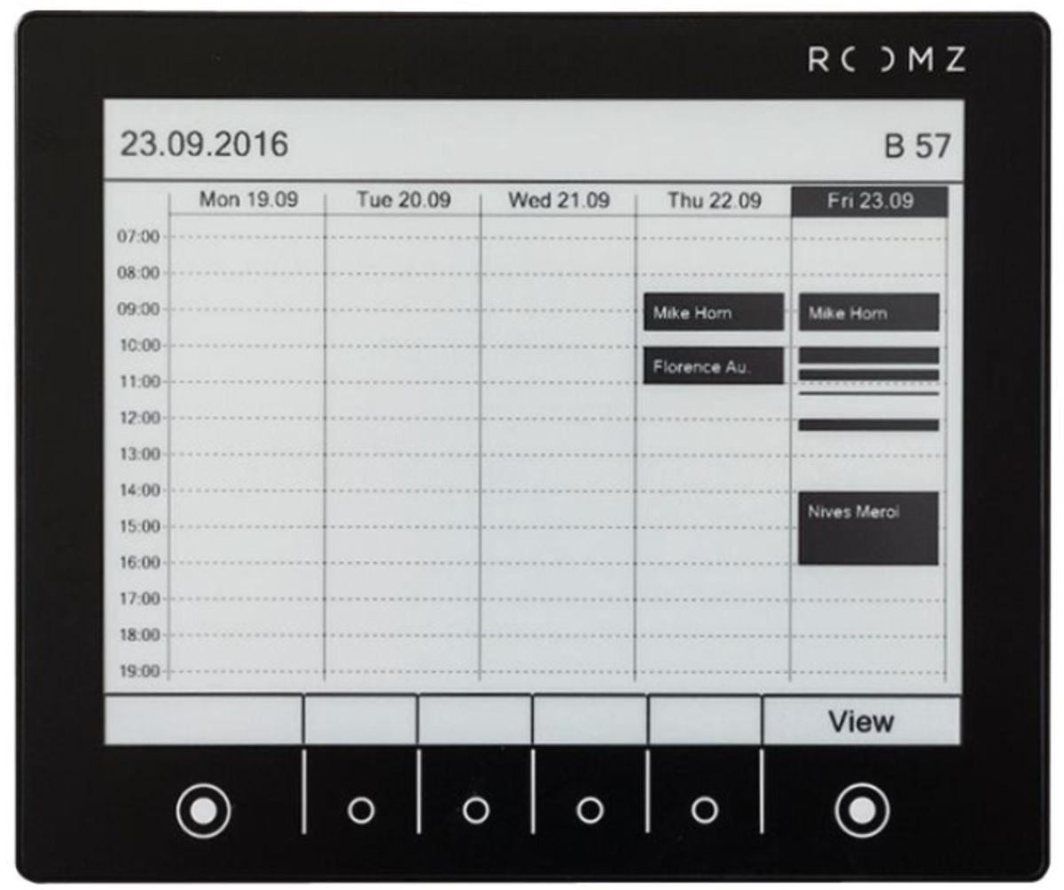 ROOMZ Display BLACK inkl. Software Subscription für 1 Jahr