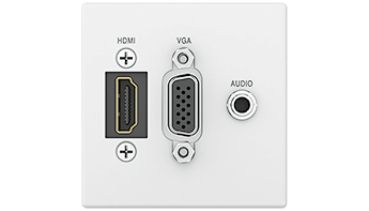 Extron Flex55 Anschlussfeld für HDMI, VGA und Stereo-Audio